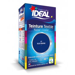 TEINTURE TISSU BLEU...