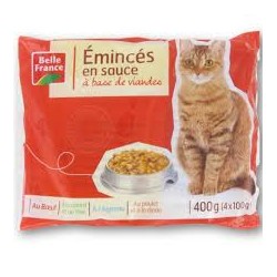 4X100G POCH.CHAT VIAND.BF