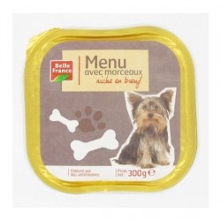 BARQ.CHIEN BOEUF 300G BF