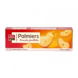 PALMIERS FEUILLETES 100G...