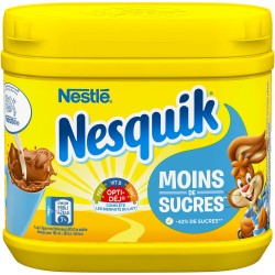 Nesquik moins de sucre...