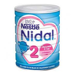 Nidal 2 dès 6 mois 800g